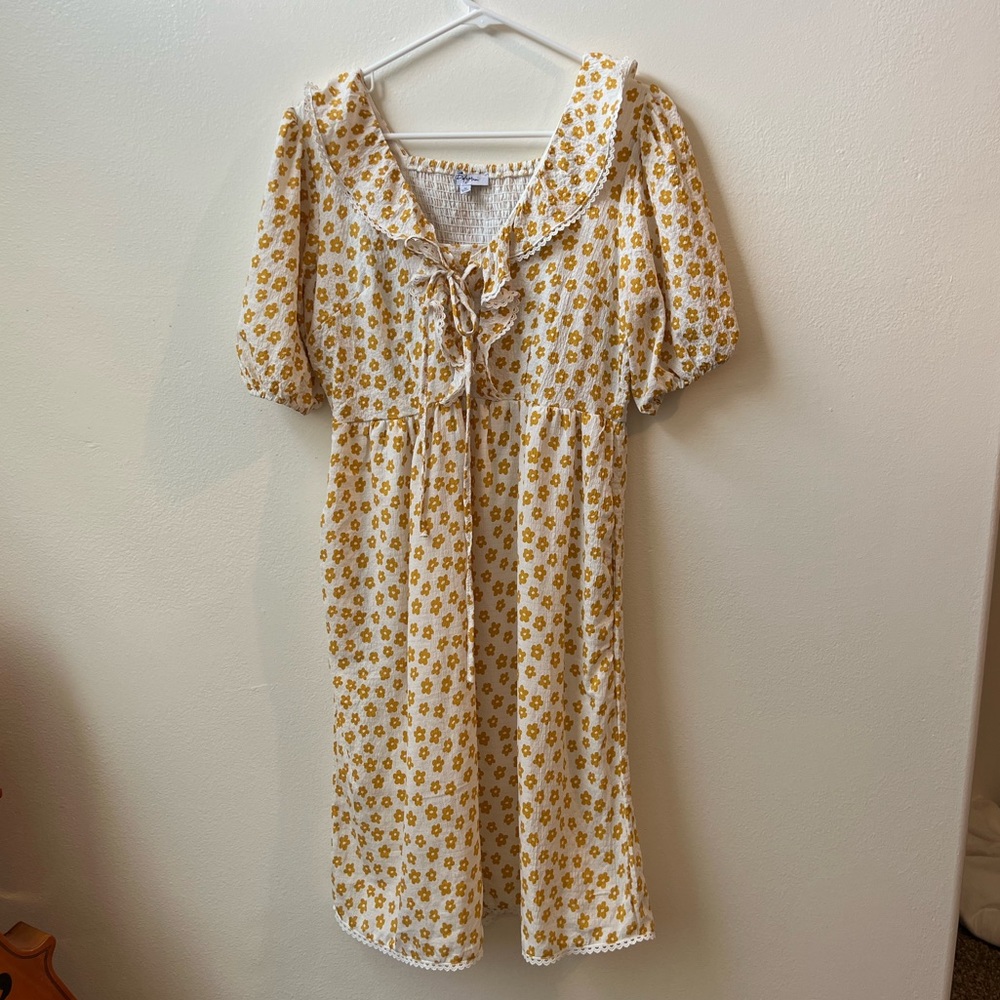 Polagram ruffled dress
